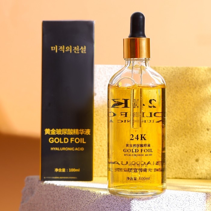 Косметическая сыворотка для лица с биозолотом и гиалуроновой кислотой, 100 мл Косметическая сыворотка для лица с биозолотом и гиалуроновой кислотой, 100 мл