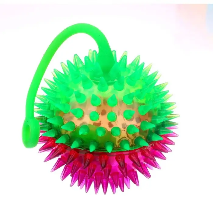 Мяч детский резиновый световой «Радуга», цвета МИКС, в шоубоксе Мяч детский резиновый световой «Радуга», цвета МИКС, в шоубоксе