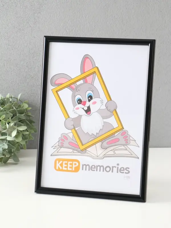 Набор фоторамок для фото 21&times;30 см Keep memories &laquo;Радуга&raquo;, с подножкой, 3 шт., (пластиковый экран), чёрный