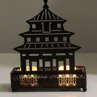 Подставка для мелочей металл &laquo;Дворец&raquo;, чёрный, 6.3&times;14.5&times;18.5 см