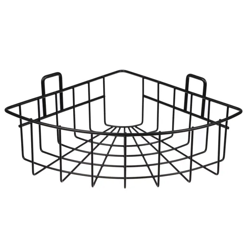 VETTA Полка настенная, угловая, металл, 30,5x22x8 см, черный