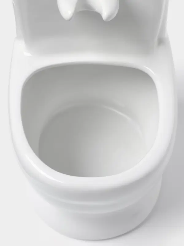 Ёршик для унитаза с подставкой &laquo;Классик&raquo;, 10&times;13&times;32 см, белый