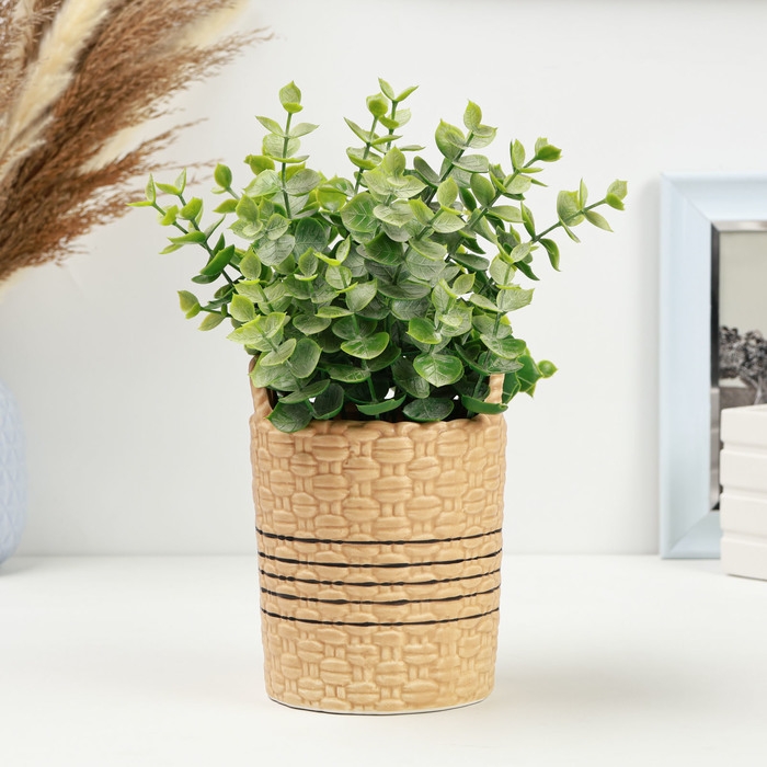 Кашпо - ваза  Кашпо - ваза "Бэкка" 10х10х13см