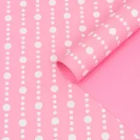 Пленка для цветов, "Бисер", розовая, 57х57 см