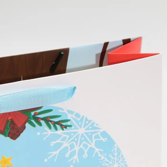 Пакет подарочный новогодний ламинированный «Новогодние приготовления», M 26 х 30 х 9 см