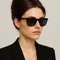 Очки солнцезащитные OneSun, UV 400, дужка 15 см, ширина 15 см, линза 5&times;6 см, чёрные