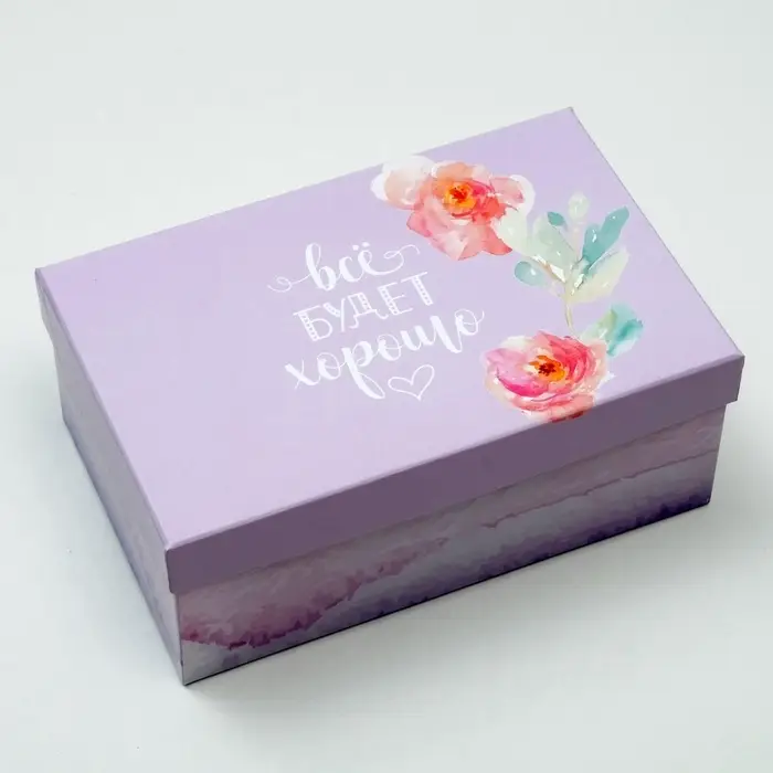 Набор подарочных коробок 10 в 1 &laquo;Цветы&raquo;, 30.5&times;20&times;13 - 12&times;6.5&times;4 см