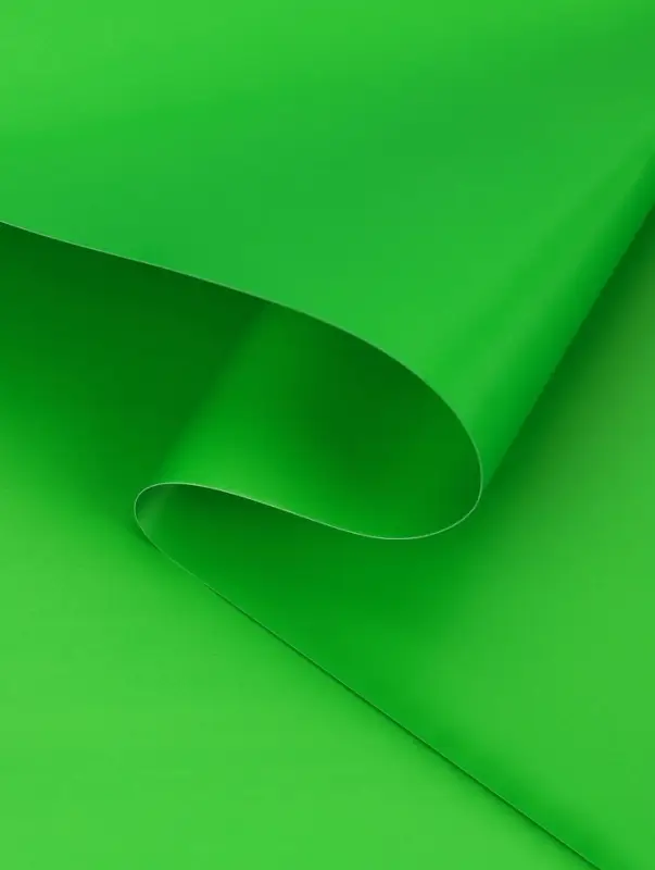 Пленка матовая для цветов, неоновые цвета, зелёная, 0.5&times;10 м, 65 мкм