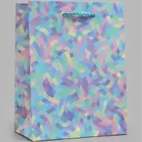 Пакет подарочный ламинированный "Лабиринт", S 18 x 23 х 10 см
