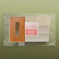 Органайзер для хранения &laquo;BAMBOO&raquo;, 7 секций, 26,7 &times; 10 &times; 17 см, цвет белый/коричневый