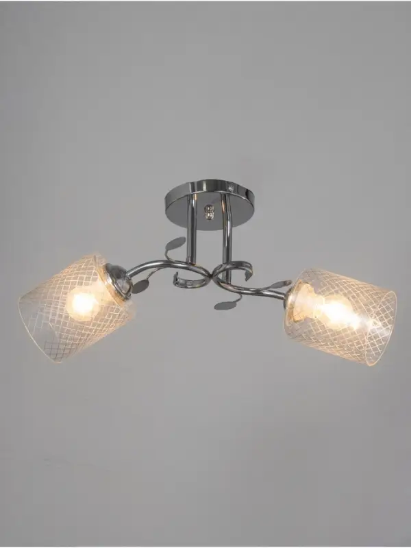 Люстра &laquo;Клара&raquo; 2&times;40 Вт Е27 хром