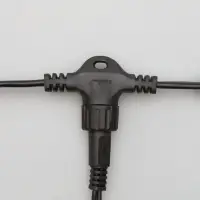 Гирлянда &laquo;Занавес&raquo; 2&times;6 м, IP44, УМС, тёмная нить, 1440 LED, свечение белое, мерцание, 220 В