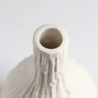 Ваза для цветов &laquo;Кристилис&raquo;, 22&times;10.5 см, керамика, белая