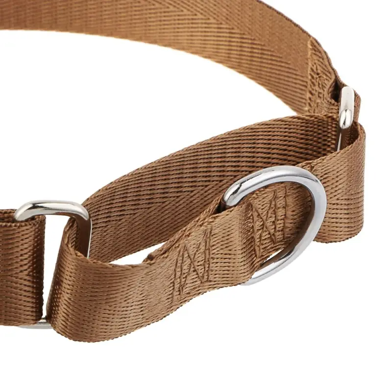 Ошейник для животных тм VETTA, нейлон, хаки/беж, обхват шеи 30-45см