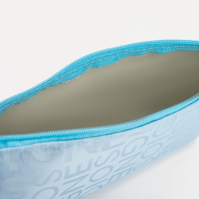 Косметичка, отдел на молнии, цвет голубой Косметичка, отдел на молнии, цвет голубой