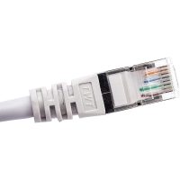 Патч-корд TWT TWT-45-45-0.5/S-GY FTP кат.5e, 0.5 м, серый