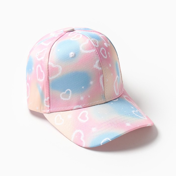 Кепка для девочек MINAKU Кепка для девочек MINAKU "Сердечки", р-р 52
