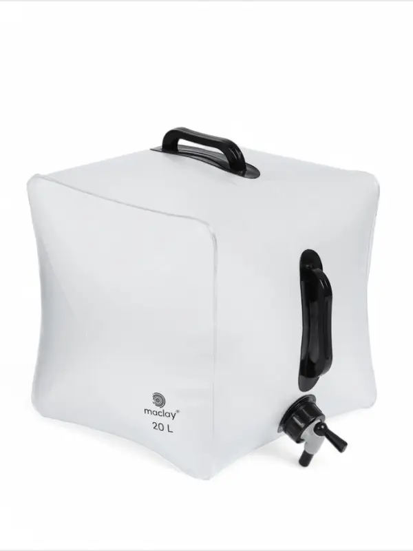 Канистра для туриста maclay, 20 л, 28&times;28&times;24 см, ПВХ, белая