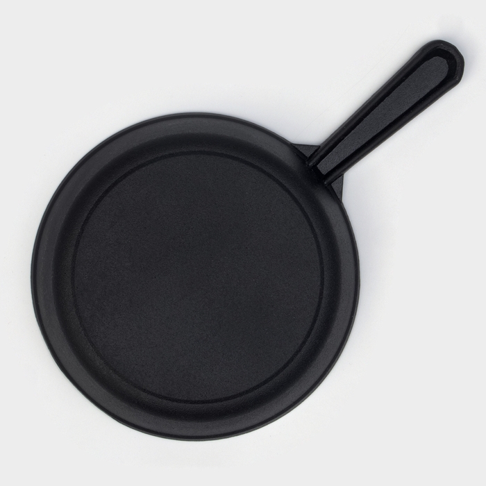 Сковорода порционная литая чугунная Magma, d=14.5 см, h=3 см, чугунная ручка, индукция Сковорода порционная литая чугунная Magma, d=14.5 см, h=3 см, чугунная ручка, индукция