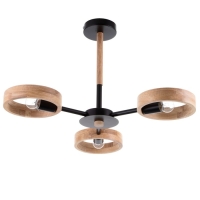 Люстра 1057/3BK E27 60Вт черный 70х70х55 см BayerLux