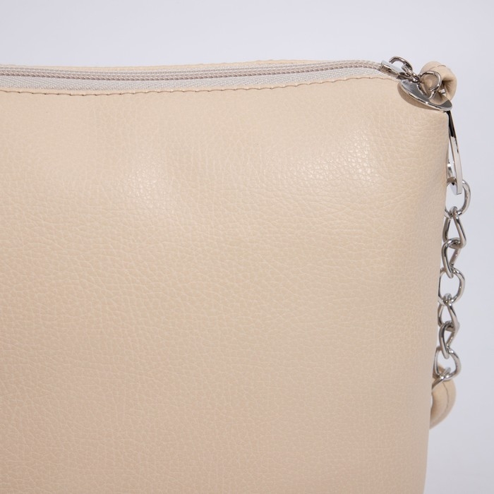 Сумка кросс-боди на молнии, цвет бежевый Сумка кросс-боди на молнии, цвет бежевый