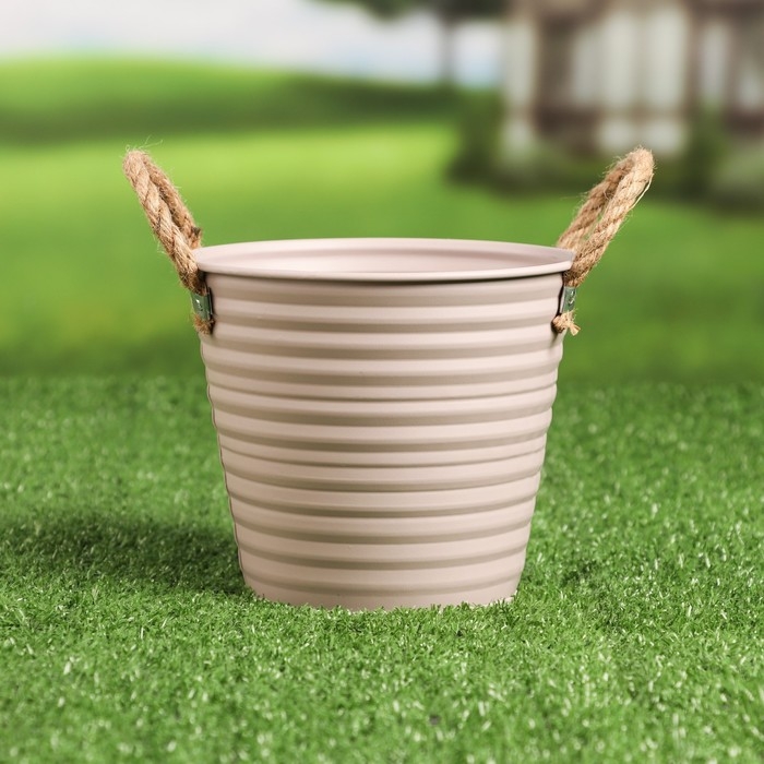 Кашпо  Кашпо "Ведерко" МИКС, 14,5х10х13см