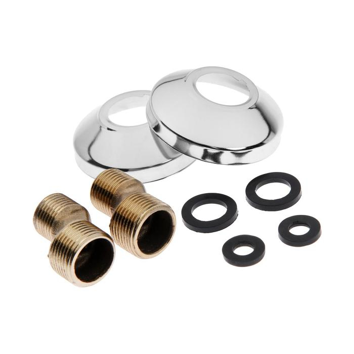 Смеситель для ванны  Смеситель для ванны "ЦС-СМ" ЭП400023, однорычажный, настенный, с душевым набором, хром