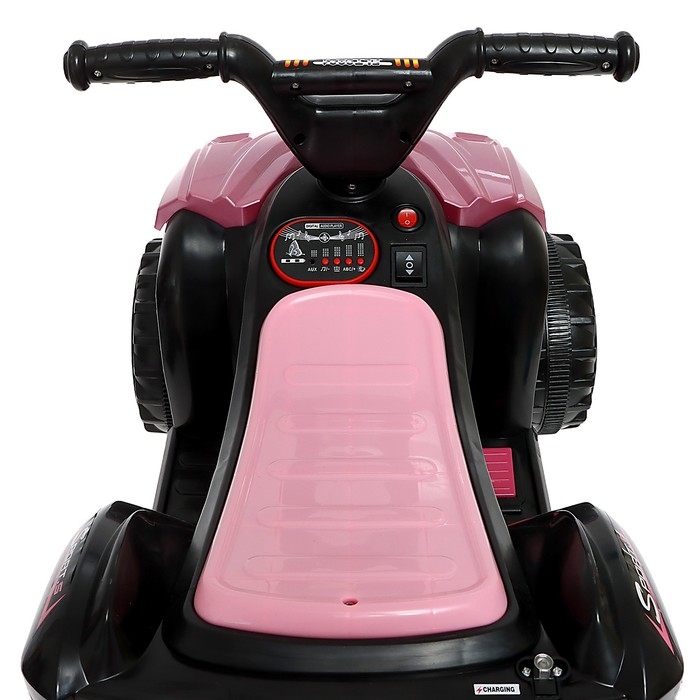 Электромобиль «Квадроцикл», свет, AUX, розовый Электромобиль «Квадроцикл», свет, AUX, розовый