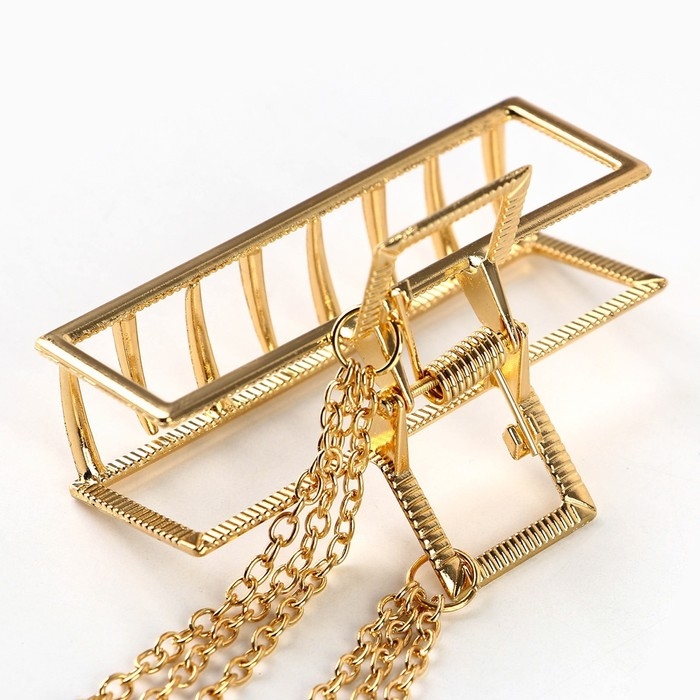 Краб для волос с цепочкой «You are beautiful», 14 х 6 х 3 см Краб для волос с цепочкой «You are beautiful», 14 х 6 х 3 см