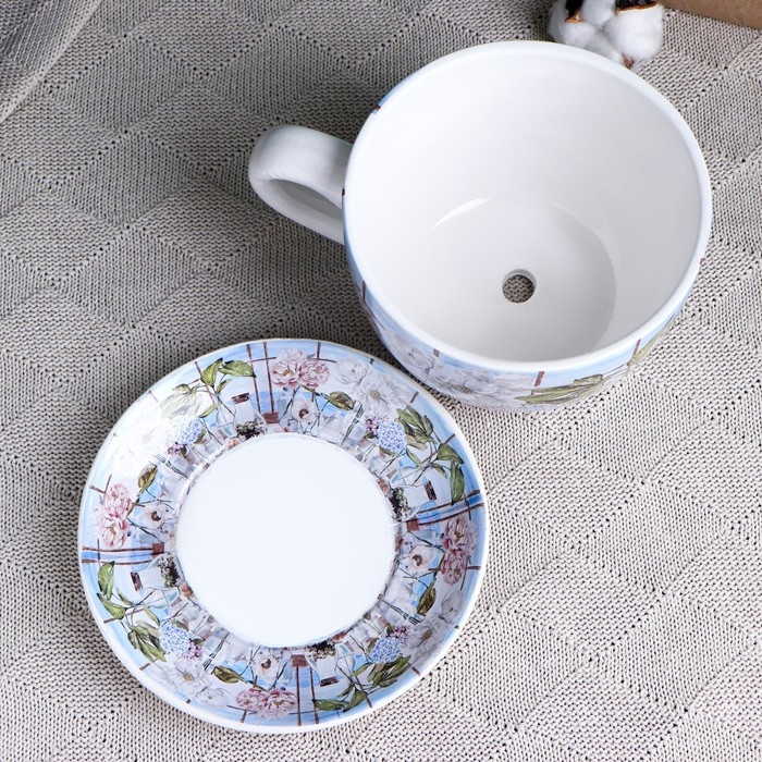 Горшок в форме чашки Горшок в форме чашки "Эмма" корсика, 19х15х10см