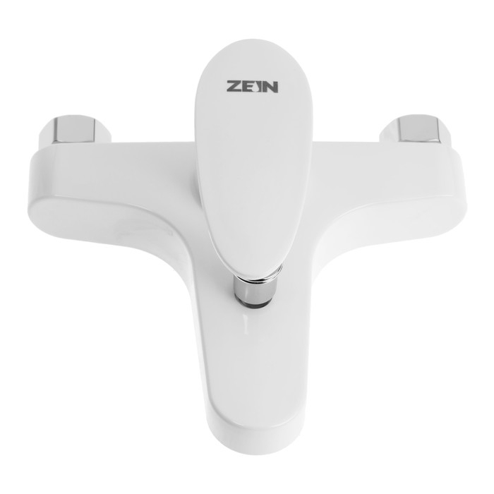 Смеситель для ванны ZEIN Z3674, однорычажный, без душевого набора, белый Смеситель для ванны ZEIN Z3674, однорычажный, без душевого набора, белый