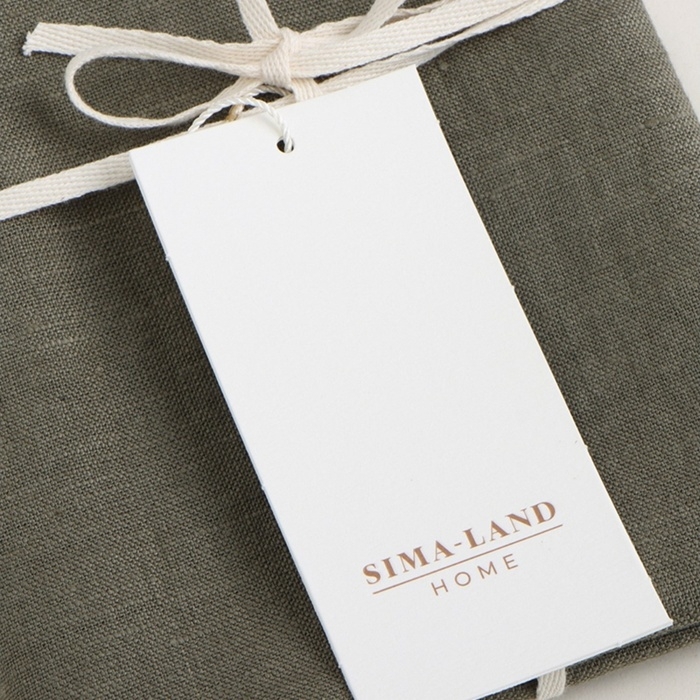 Декоративная наволочка SL Home Linen 40*40 см, цв. зеленый, 100%лён Декоративная наволочка SL Home Linen 40*40 см, цв. зеленый, 100%лён