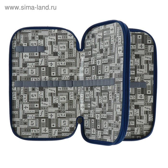 Пенал 2 секции, 125 х 205 х 40 мм, 8П26/2 Calligrata Пенал 2 секции, 125 х 205 х 40 мм, 8П26/2 Calligrata "Хоккеисты" (рисунок с эффектом металлика)