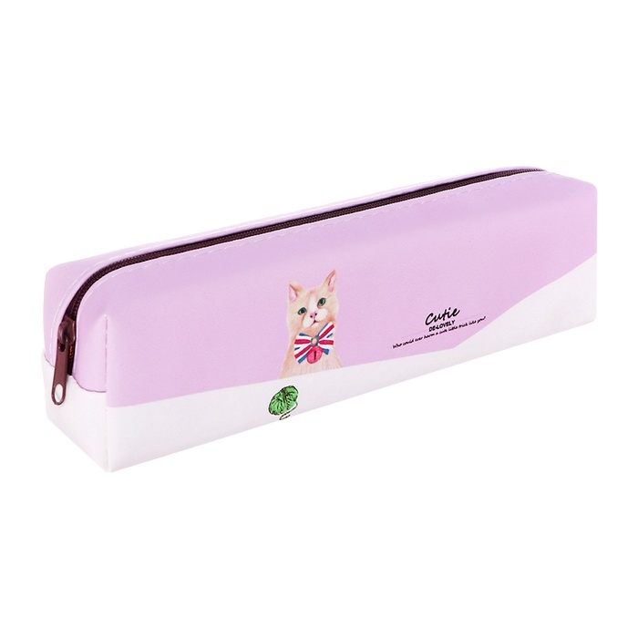 Пенал школьный «Зверюшка», на молнии, МИКС Пенал школьный «Зверюшка», на молнии, МИКС