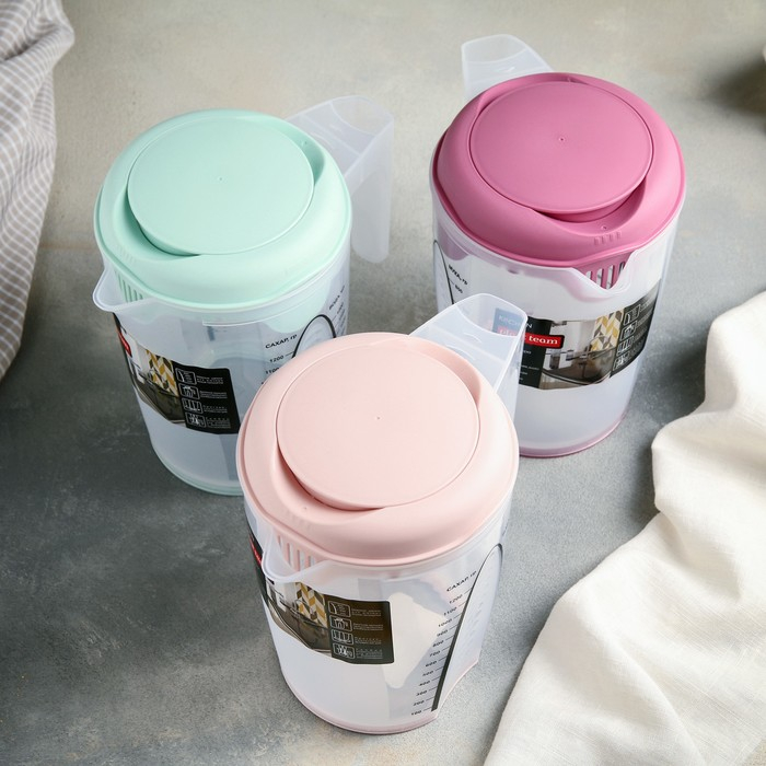 Ёмкость для блендера мерная, 1,5 л, цвет МИКС Ёмкость для блендера мерная, 1,5 л, цвет МИКС