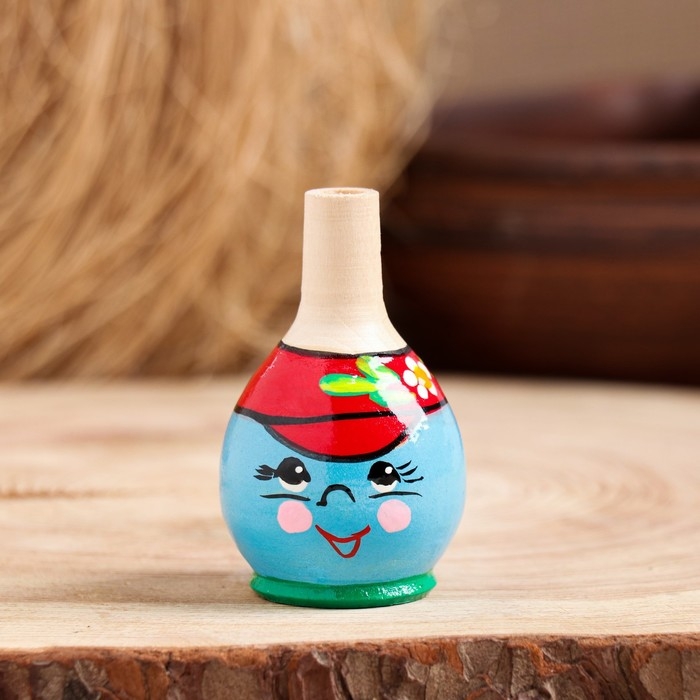 Свистулька «Колобок», 4×6 см, микс, ручная роспись Свистулька «Колобок», 4×6 см, микс, ручная роспись