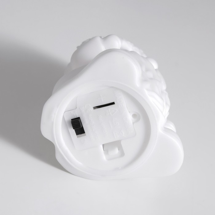 Ночник Ночник "Гном" 2Вт LED LR44 белый 4,5х5,5х9см