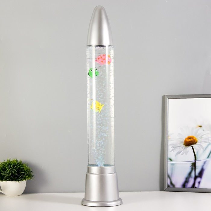Светильник  Светильник "Ракета" LED, лава, аквариум h=60 см RISALUX