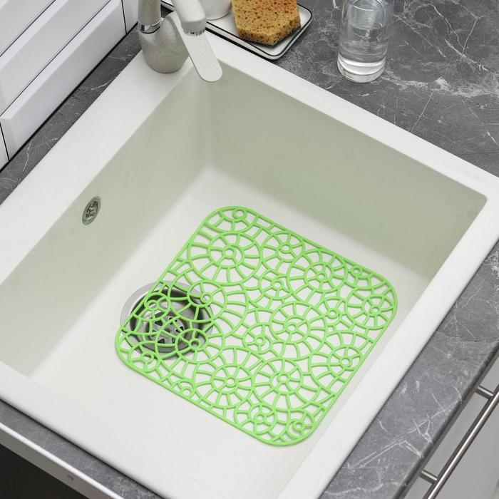 Решетка для раковины «Грата», 28×28 см, цвет МИКС Решетка для раковины «Грата», 28×28 см, цвет МИКС