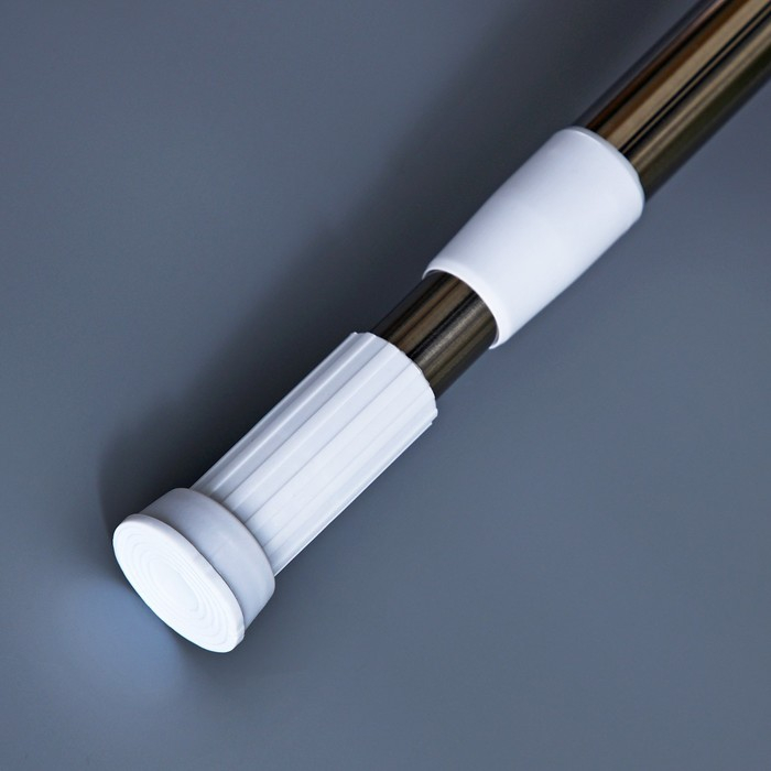 Карниз для ванной Доляна, телескопический, d=3,2 см, 90-160 см, стальной Карниз для ванной Доляна, телескопический, d=3,2 см, 90-160 см, стальной