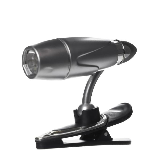 Лампа для чтения 3хLED от батареек LR44 1,5х6,5х5 см RISALUX Лампа для чтения 3хLED от батареек LR44 1,5х6,5х5 см RISALUX