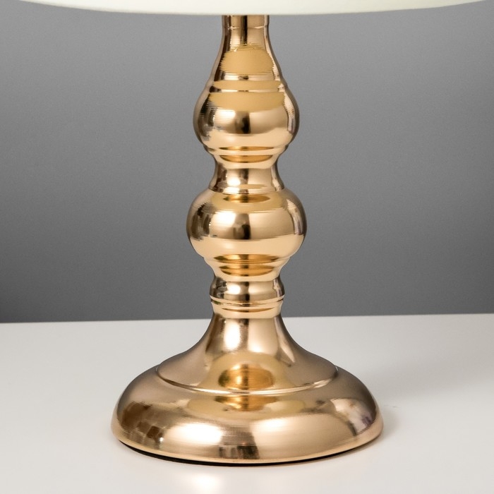 Лампа настольная Лампа настольная "Адель" 1х40Вт Е27 220В золото 21х21х37 см RISALUX