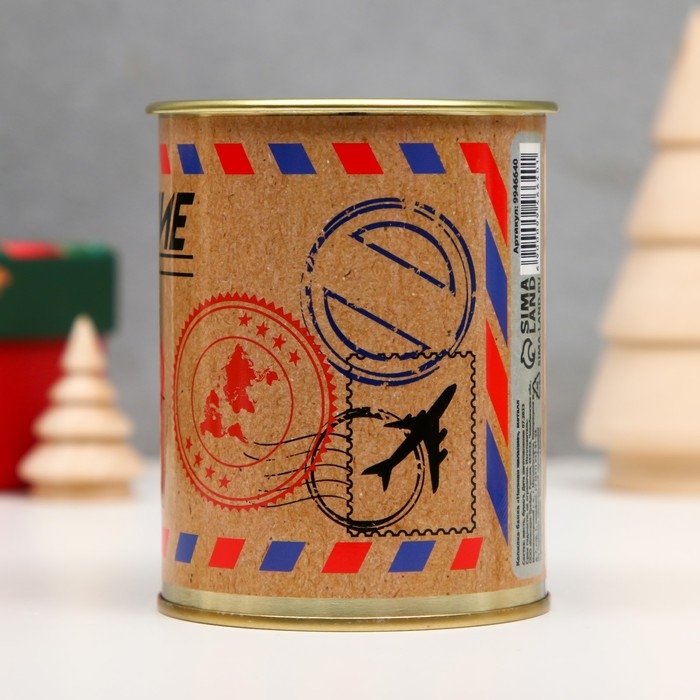 Копилка-банка металл Копилка-банка металл "Напиши желание"