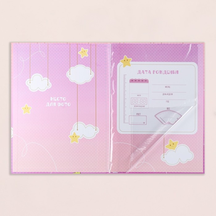 Свидетельство о рождении Свидетельство о рождении "Цветочек" тиснение, А4