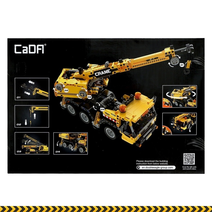 Конструктор техно «Мобильный кран», 658 деталей Конструктор техно «Мобильный кран», 658 деталей