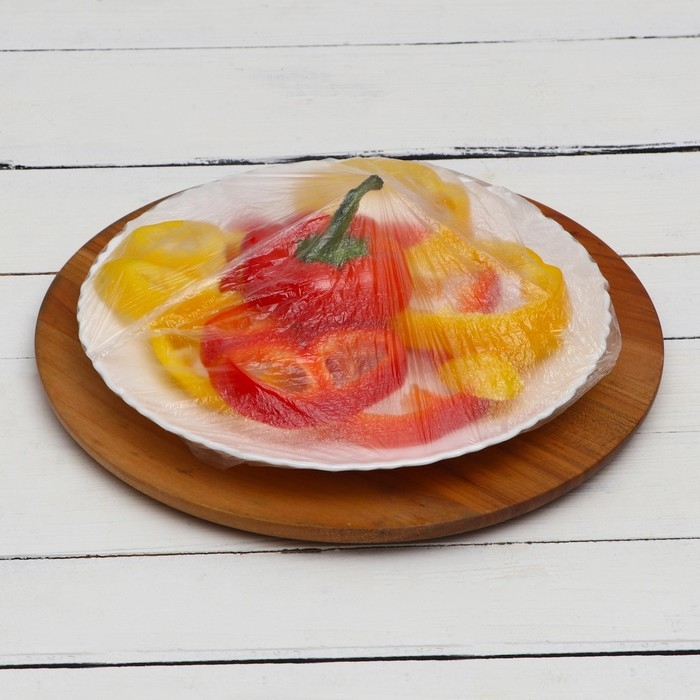 Набор пакетов для сохранения свежести продуктов с резинкой, Ø до 32 см, 100 шт Набор пакетов для сохранения свежести продуктов с резинкой, Ø до 32 см, 100 шт