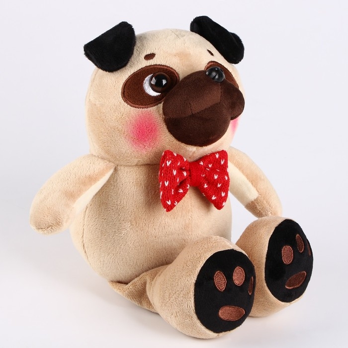 Мягкая игрушка «Боня», галстук-бабочка, 25 см