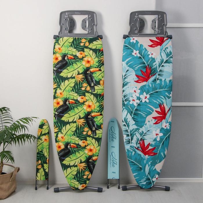 Доска гладильная Nika, 122×40 см, регулируемая высота до 90 см, микс Доска гладильная Nika, 122×40 см, регулируемая высота до 90 см, микс