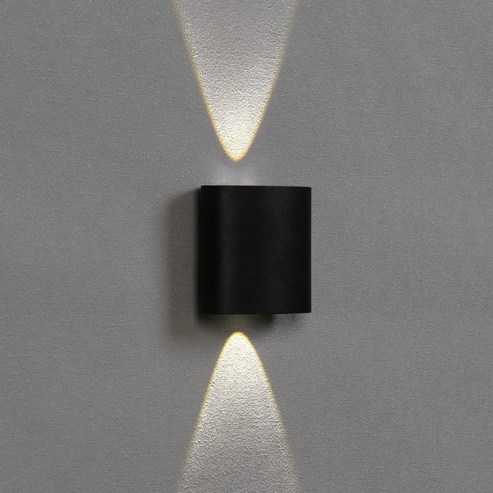 Светильник фасадный «Полусфера», FSD-074, 2 Вт, 4000К, 1 луч, IP65, 220 В, пластик, черный   1008420 Светильник фасадный «Полусфера», FSD-074, 2 Вт, 4000К, 1 луч, IP65, 220 В, пластик, черный   1008420