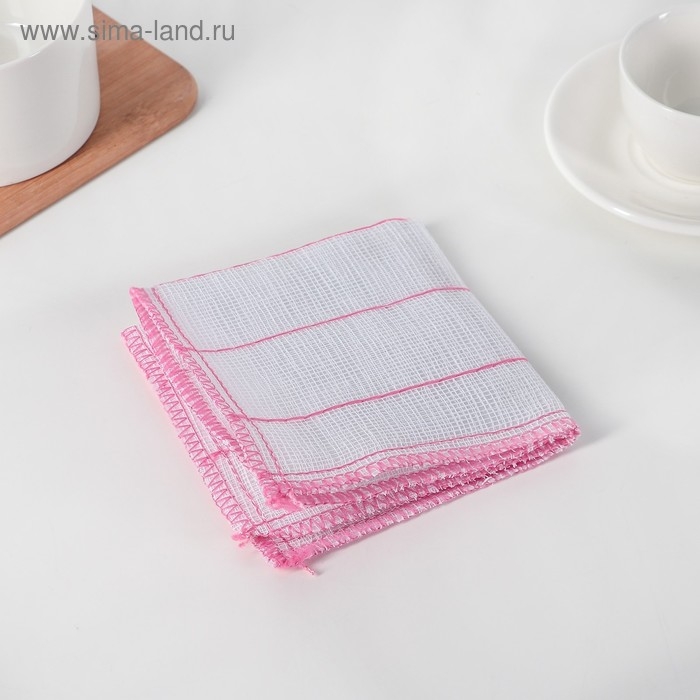 Салфетка для мытья посуды Доляна, хлопок, 30×30 см Салфетка для мытья посуды Доляна, хлопок, 30×30 см